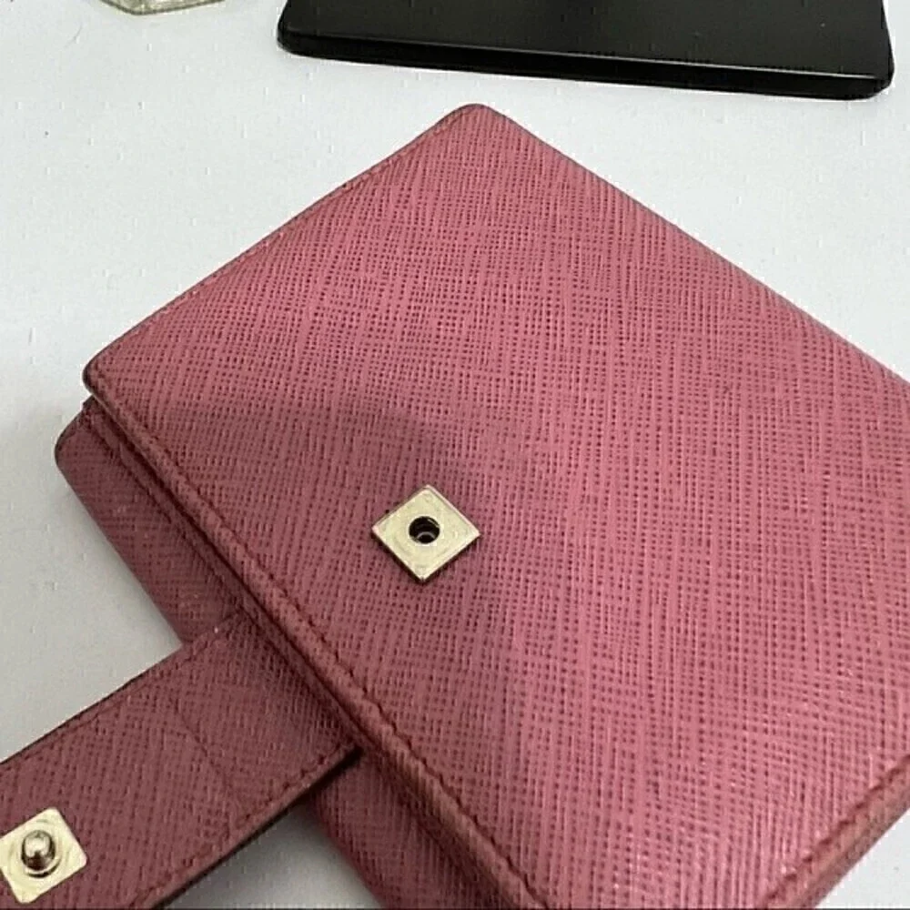 Salvatore Ferragamo Pink Short Wallet
